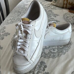 Nike Blazer Platform Women's White Sneakers, size 11